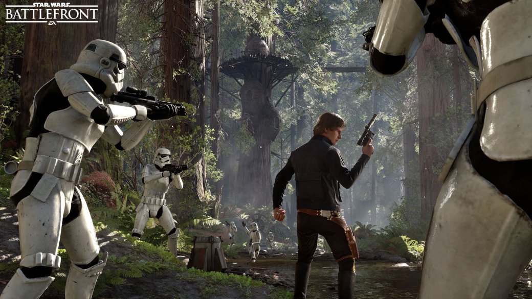 Star Wars Battlefront: DICE представила Лею, Хана Соло и Палпатина - Изображение 1 Star Wars Battlefront: DICE представила Лею, Хана Соло и Палпатина - Изображение 1