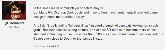 Геймеры обсудили, стала ли PUBG самой влиятельной игрой со времен Doom. - Изображение 5
